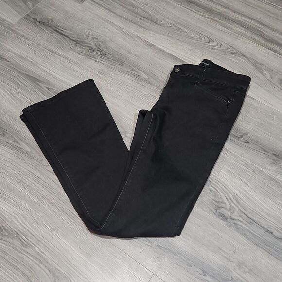 EUC WHBM Black Skinny Flare Jeans - Picture 3 of 10